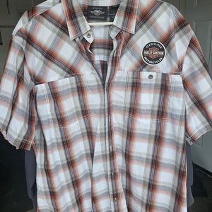 Men's Harley Davidson Button Down Shirt